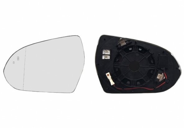 Accéder à la pièce Glace + support rétroviseur gauche, asphérique, thermique, side (2 broches) Accéder à la pièce Glace + support rétroviseur gauche, asphérique, thermique, side (2 broches)