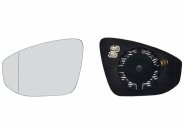 Accéder à la pièce Glace + support de rétroviseur gauche, asphérique, thermique (2 broches)