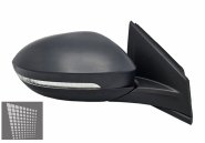 Accéder à la pièce Rétroviseur électrique droit, convexe, chauffant, apprêté, rabattable, avec feu clignotant, courtoisie, mémoire (13 broches)