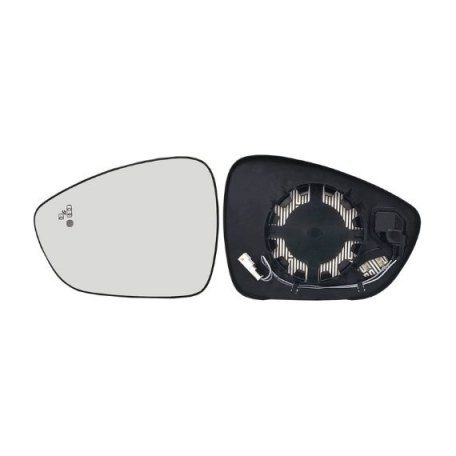 Accéder à la pièce Glace + support rétroviseur gauche convexe, chauffant, side