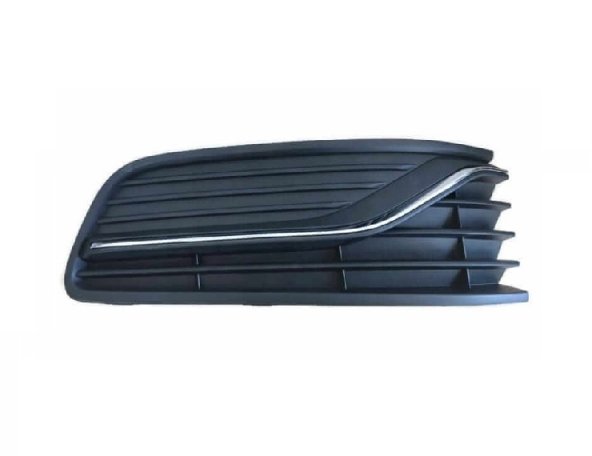 Accéder à la pièce Grille pare-chocs droite, noire, moulure chromée