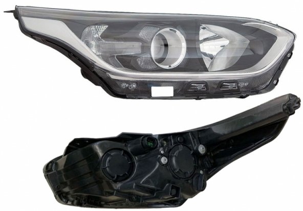 Accéder à la pièce Phare électrique droit, LED, H7+H7 (Moteur)