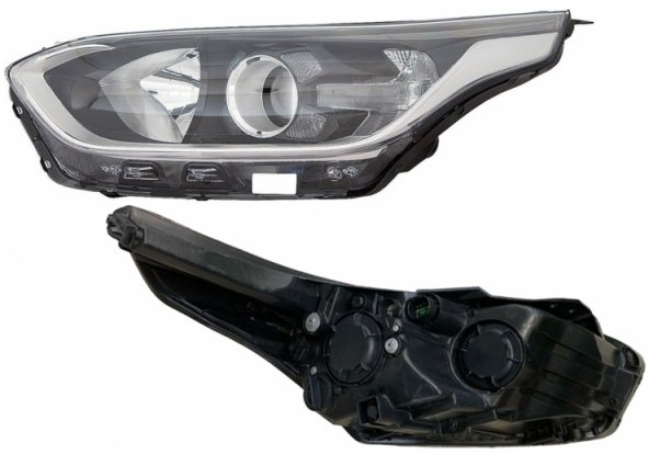 Accéder à la pièce Phare électrique gauche, LED, H7+H7 (Moteur)