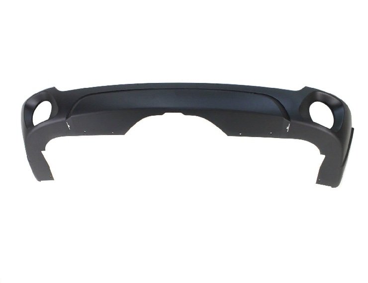 Pare-chocs arrière inférieur, noir, trou moulure, échappement arrondi (Mod. Experience/Excellence) BMW-X5 pour BMW X5  pour BMW X5
