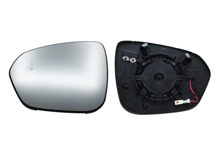 Accéder à la pièce Glace + support rétroviseur gauche convexe, chauffant et side