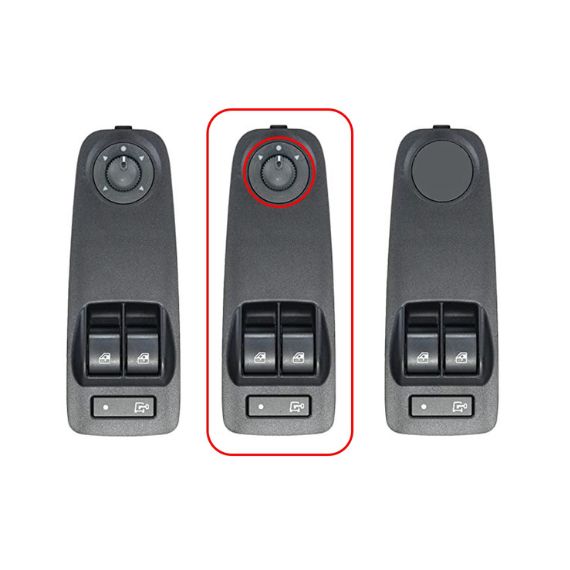 Rétroviseur électrique droit, convexe, chauffant (16W) (6 broches) (court) CITROEN-JUMPER pour CITROEN JUMPER  pour CITROEN JUMPER