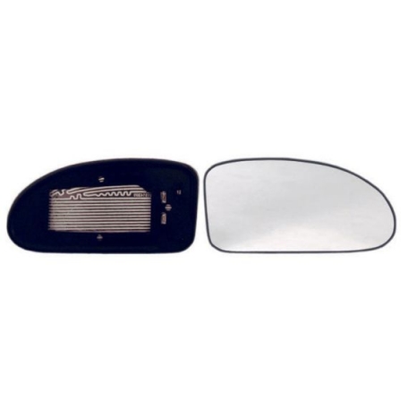 Accéder à la pièce Glace + support rétroviseur droit, convexe, chauffant