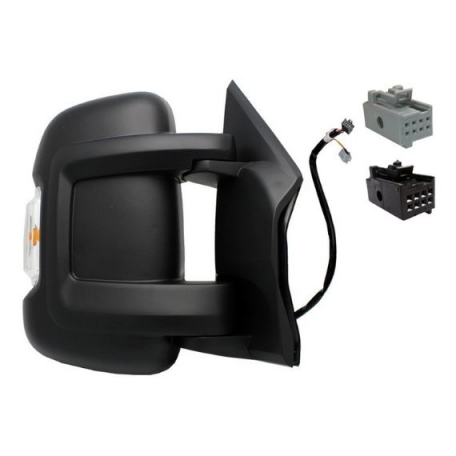 Accéder à la pièce Rétroviseur électrique droit, convexe, chauffant, rabattable, avec feu clignotant (16W) (10 broches) (court)