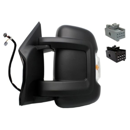 Accéder à la pièce Rétroviseur électrique gauche, convexe, chauffant, rabattable, avec feu clignotant (16W) (10 broches) (court)