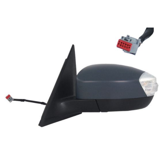 Rétroviseur gauche électrique, asphérique, chauffant, apprêté, avec feu clignotant (6 broches) FORD-GALAXY  pour FORD GALAXY   pour FORD GALAXY