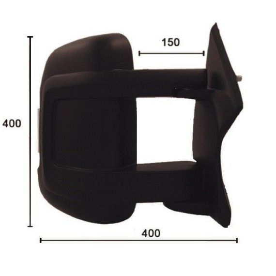 Rétroviseur électrique droit, convexe, chauffant, avec feu clignotant (16W) (8 broches) (moyen) CITROEN-JUMPER pour CITROEN JUMPER  pour CITROEN JUMPER