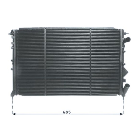 Accéder à la pièce Radiateur 2.1L TD