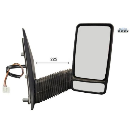 Accéder à la pièce Rétroviseur électrique droit, convexe, chauffant (5 broches) (Bras long)