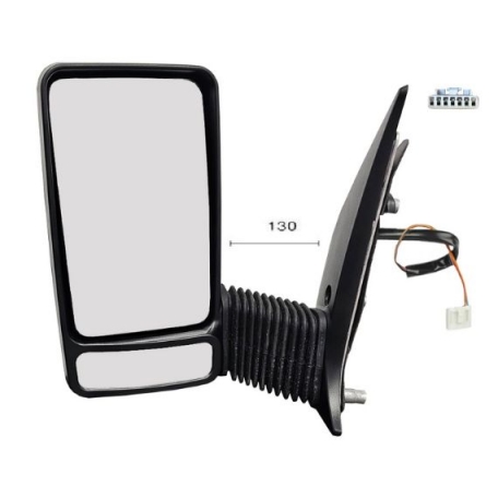 Accéder à la pièce Rétroviseur manuel gauche, convexe, sonde (2 broches) (bras moyen)