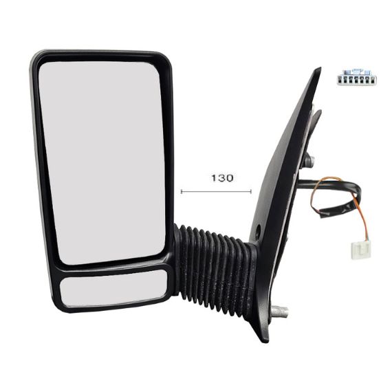 Accéder à la pièce Rétroviseur manuel gauche, convexe, sonde (2 broches) (bras moyen)