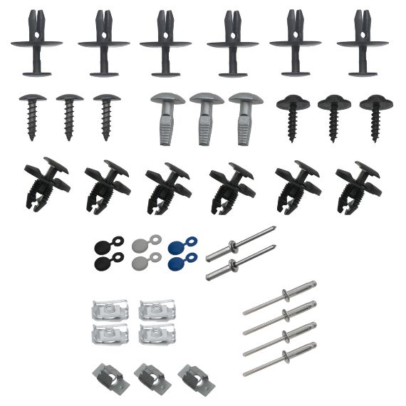 Kit de fixations partiel pare-chocs avant 