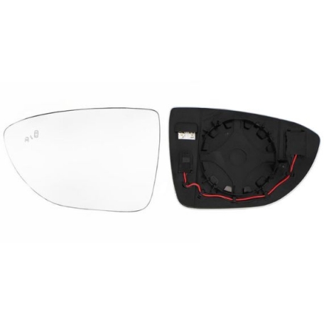 Accéder à la pièce Glace + support rétroviseur gauche convexe, chauffant, side