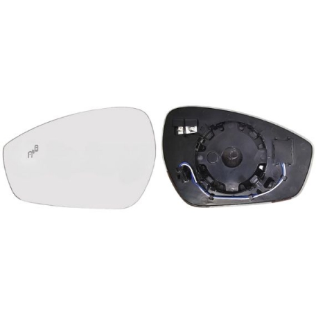 Accéder à la pièce Glace + support rétroviseur gauche convexe, chauffant, side