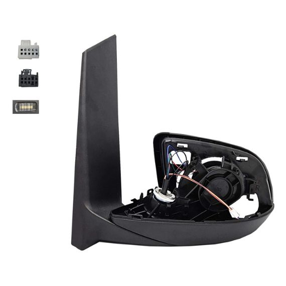 Corps rétroviseur électrique gauche, chauffant, rabattable, courtoisie, mémoire, side, électrochrome (20 broches) MERCEDES-VITO pour MERCEDES VITO  pour MERCEDES VITO