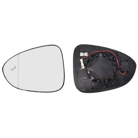 Accéder à la pièce Glace + support rétroviseur gauche, asphérique, chauffant, side