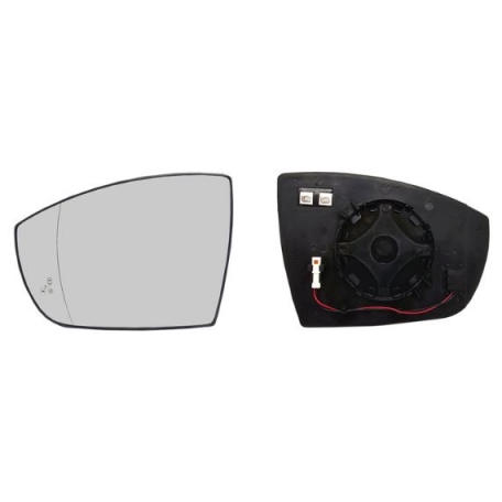 Accéder à la pièce Glace + support rétroviseur gauche, asphérique, thermique, side