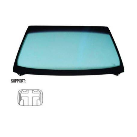 Accéder à la pièce Pare-brise vert, bleu flou