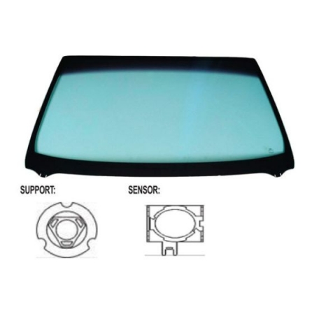 Accéder à la pièce Pare-brise vert, contrôle solair, capteur pluie/lumiere (4 portes)