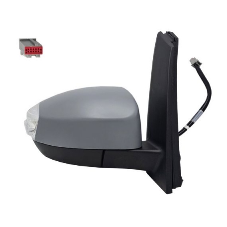Accéder à la pièce Rétroviseur électrique droit, convexe, apprêté, avec feu clignotant (5 broches)
