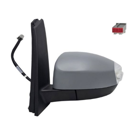 Accéder à la pièce Rétroviseur électrique gauche, asphérique, apprêté, avec feu clignotant (5 broches)