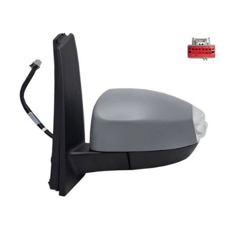 Accéder à la pièce Rétroviseur électrique gauche, asphérique, chauffant, apprêté, rabattable, avec feu clignotant, courtoisie (8 broches)