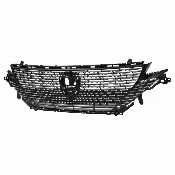 Accéder à la pièce Grille noire, avec inserts chromés, avec trous capteurs