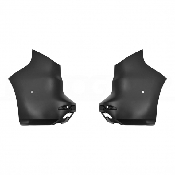 Accéder à la pièce Kit embouts pare-chocs arrière, noir, trou capteur (2 pièces)