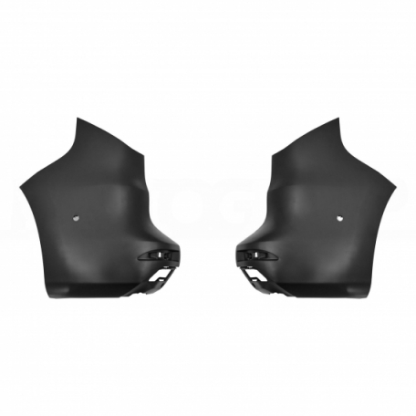 Accéder à la pièce Kit embouts pare-chocs arrière, noir, trou capteur (2 pièces)