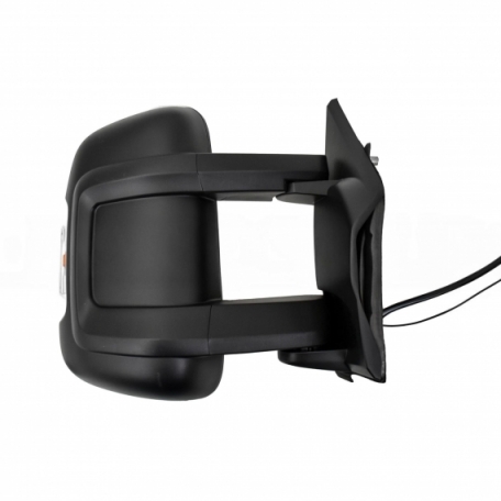 Accéder à la pièce Rétroviseur électrique droit, noir, convexe, chauffant, avec feu clignotant, avec antenne (16W) (bras moyen) (9 broches)