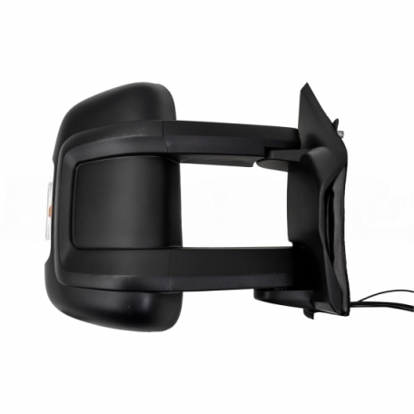 Accéder à la pièce Rétroviseur électrique droit, noir, convexe, chauffant, avec feu clignotant, avec antenne (16W) (bras long) (9 broches)