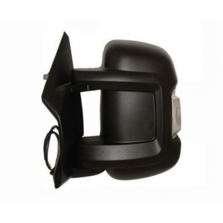 Accéder à la pièce Rétroviseur électrique gauche, noir, convexe, angle mort, chauffant, avec feu clignotant, sonde (court) (Depuis 2022)