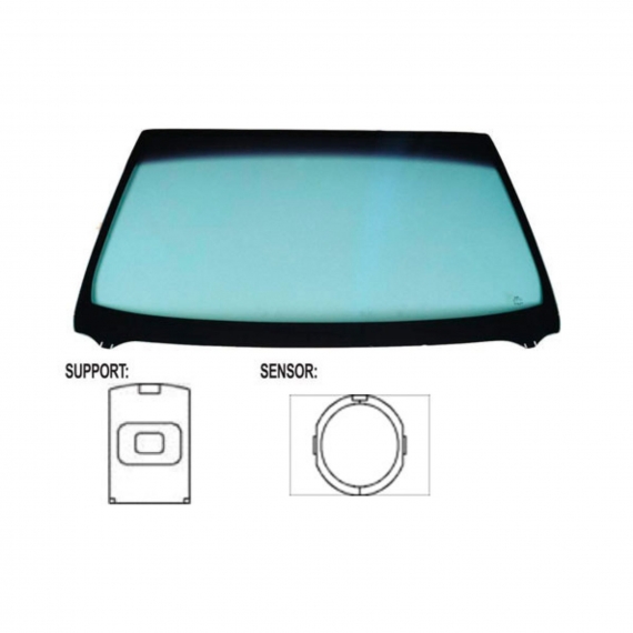 Accéder à la pièce Pare-brise vert, contrôle solaire, capteur pluie/lumière