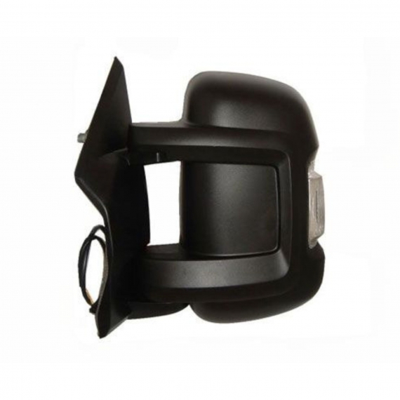 Accéder à la pièce Rétroviseur électrique gauche, noir, convexe, angle mort, chauffant, avec feu clignotant, sonde (court) (Depuis 2022)