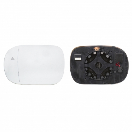 Accéder à la pièce Glace + support rétroviseur gauche, asphérique, thermique, side (2 broches)