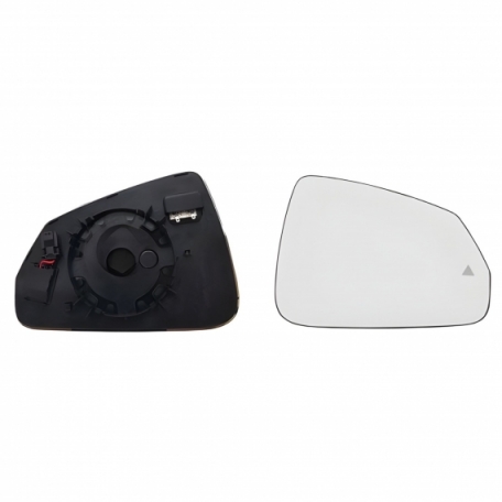 Accéder à la pièce Glace + support rétroviseur droit, convexe, chauffant, side (2 broches)