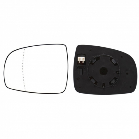 Accéder à la pièce Glace + support rétroviseur gauche, asphérique, thermique (2 broches)