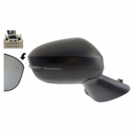 Accéder à la pièce Rétroviseur électrique droit, convexe, chauffé, apprêté, rabattable, avec feu clignotant, side (9 broches)
