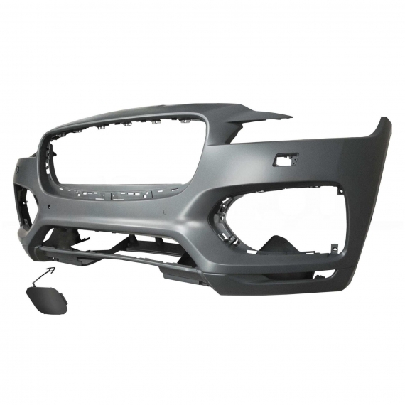 Pare-chocs avant apprêté, avec trous capteurs et lave-phares, park assist (Mod. R-Sport/S) JAGUAR-F-PACE pour JAGUAR F-PACE  pour JAGUAR F-PACE