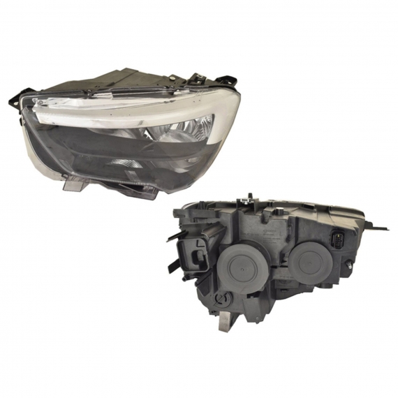 Accéder à la pièce Phare manuel et électrique gauche, H1+H7 (moteur)