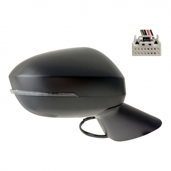 Accéder à la pièce Rétroviseur électrique droit, convexe, chauffant, apprêté, avec feu clignotant (6 broches)