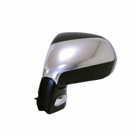 Accéder à la pièce Rétroviseur électrique gauche, chromé, convexe, chauffant, rabattable, avec feu clignotant, courtoisie (9 broches)
