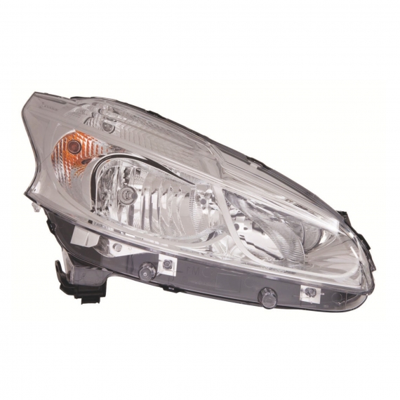 Phare électrique droit, feu de jour, H7+H7