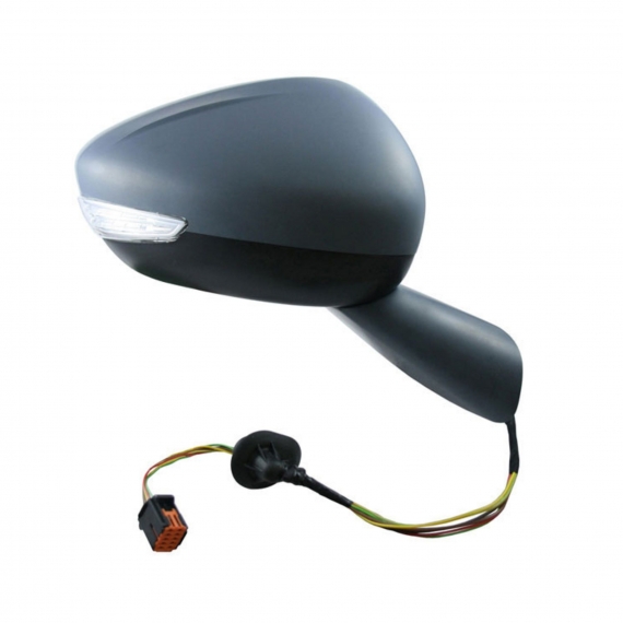 Accéder à la pièce Rétroviseur électrique droit, apprêté, convexe, chauffant, rabattable, avec feu clignotant, sonde, courtoisie (12 broches)