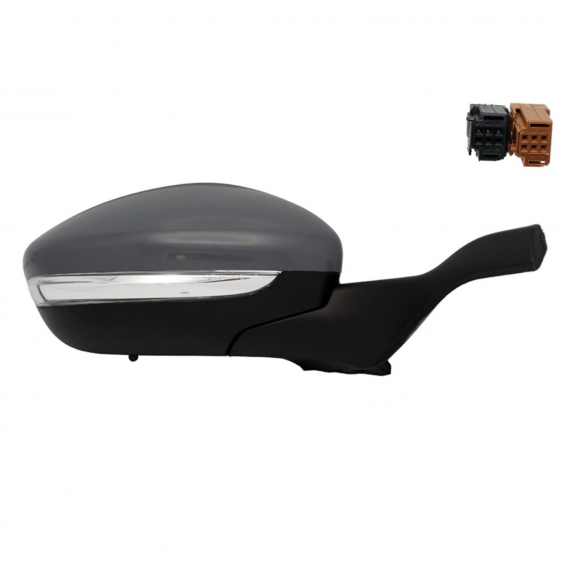 Accéder à la pièce Rétroviseur électrique droit, apprêté, convexe, chauffant, rabattable, avec feu clignotant, sonde (11 broches)