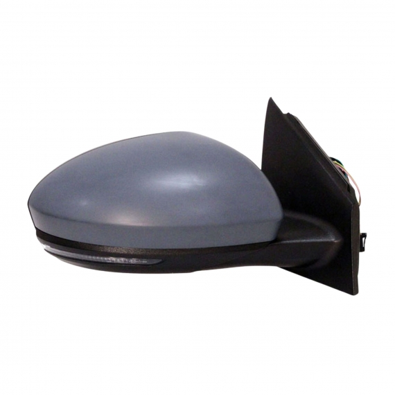 Rétroviseur électrique droit, apprêté, convexe, chauffant, rabattable, avec feu clignotant, sonde, courtoisie (13 broches)